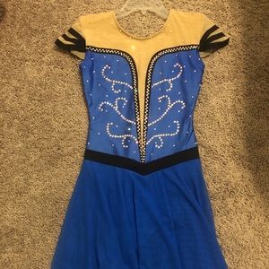 Blue Ice Dance Dress